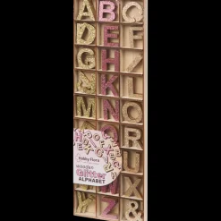 Hobby Flora houten glitter letters | Action NL Sale