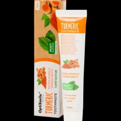 OptiSmile natuurlijke tandpasta Kurkuma & Mint | Action NL Discount
