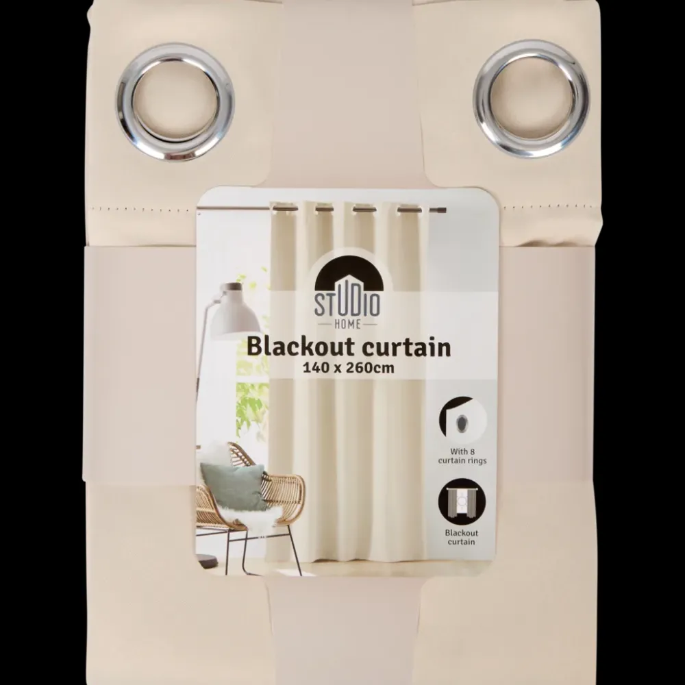 Studio Home kant-en-klaar verduisterend gordijn Polyester | Action NL Online