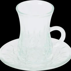 TMC Home theeglas met schoteltje 1 Stuks | Action NL Sale