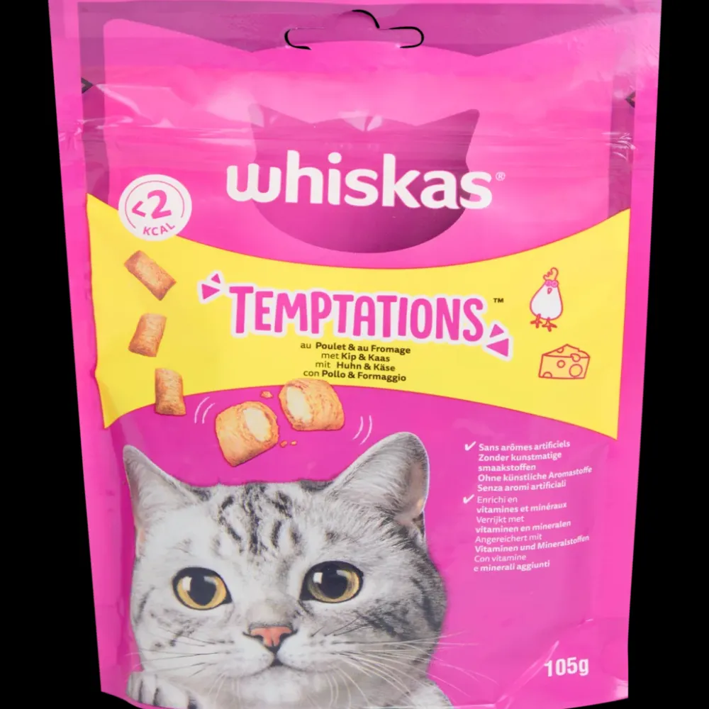 Whiskas Temptations kattensnoepjes kip en kaas | Action NL New