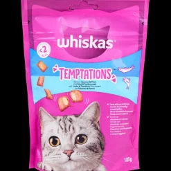 Whiskas Temptations kattensnoepjes zalm en zeevruchten | Action NL Outlet